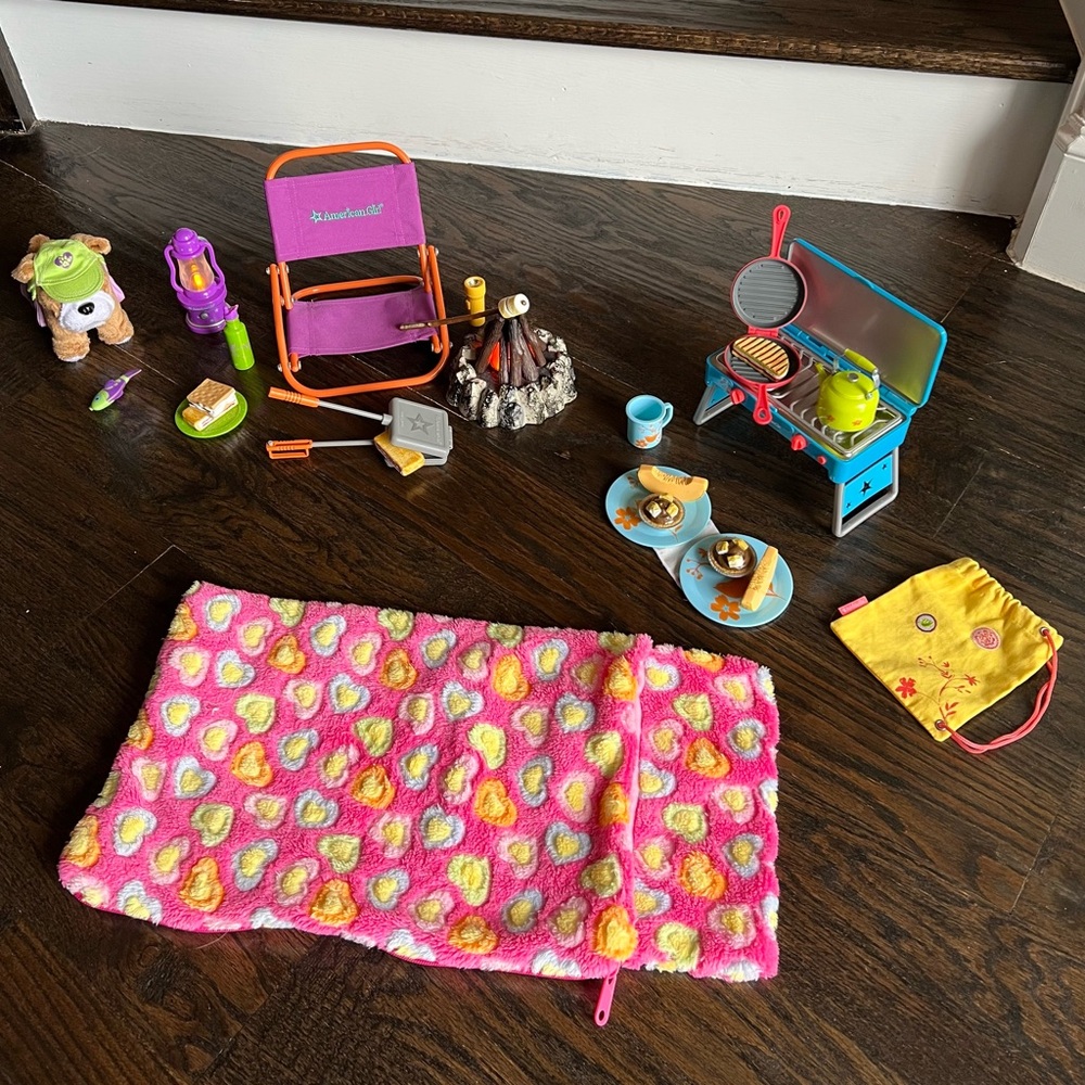 American Girl Camping Playset with Accessories